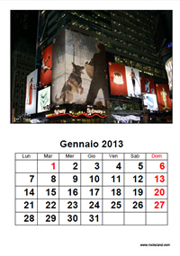 calendario 2013