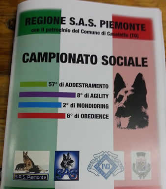 Catalogo Campionato Addestramento 2013